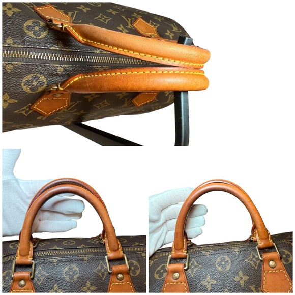 AUTHENTIC Louis Vuitton: Brown Monogram Canvas Speedy 30 - Picture 9 of 15